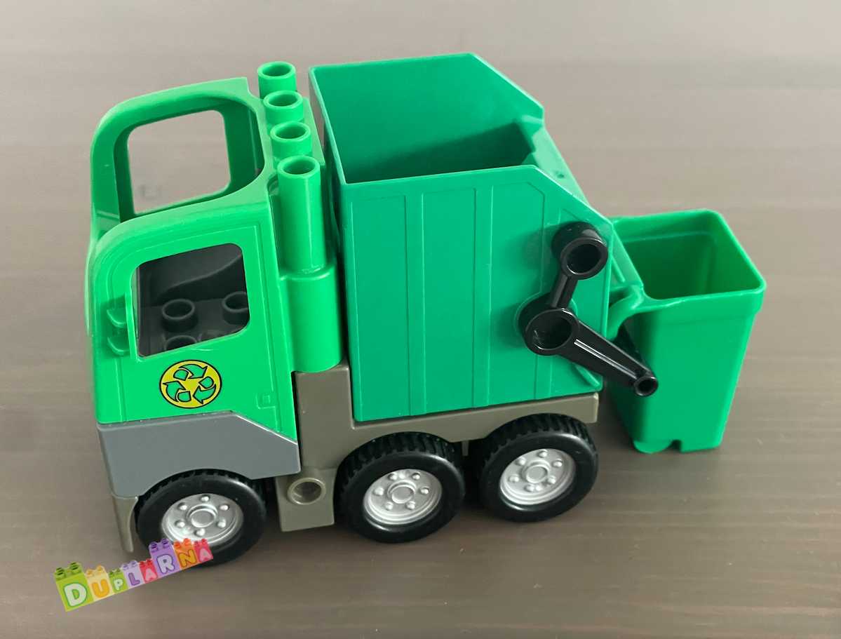 Lego Duplo - Popelář zelený - Popelářský vůz