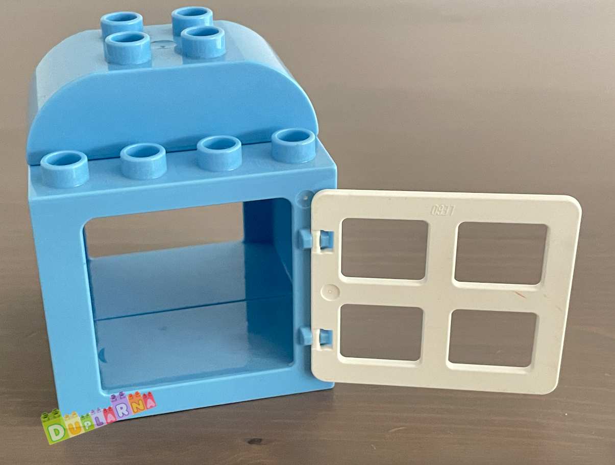 Lego Duplo okno dvojité modré
