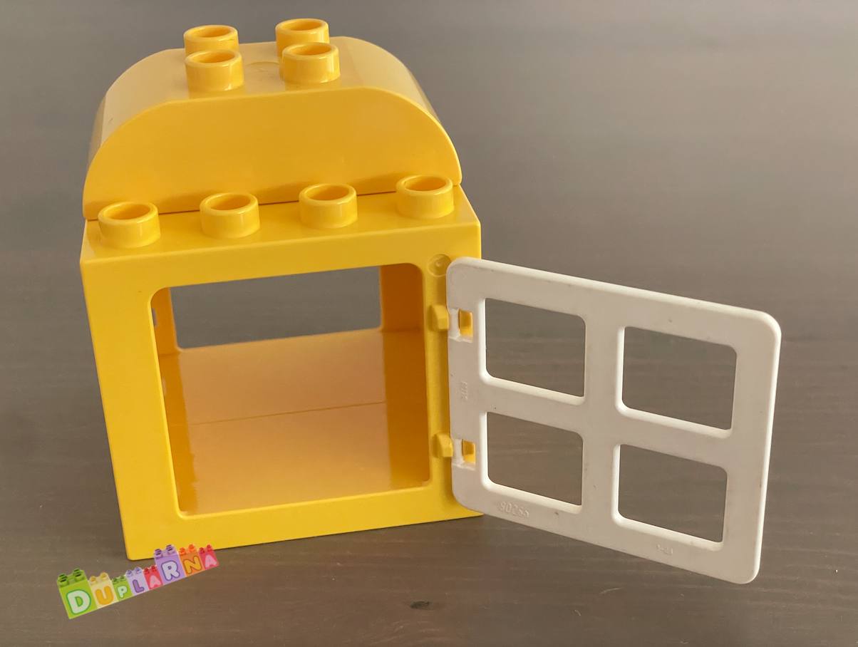 Lego Duplo okno dvojité žluté