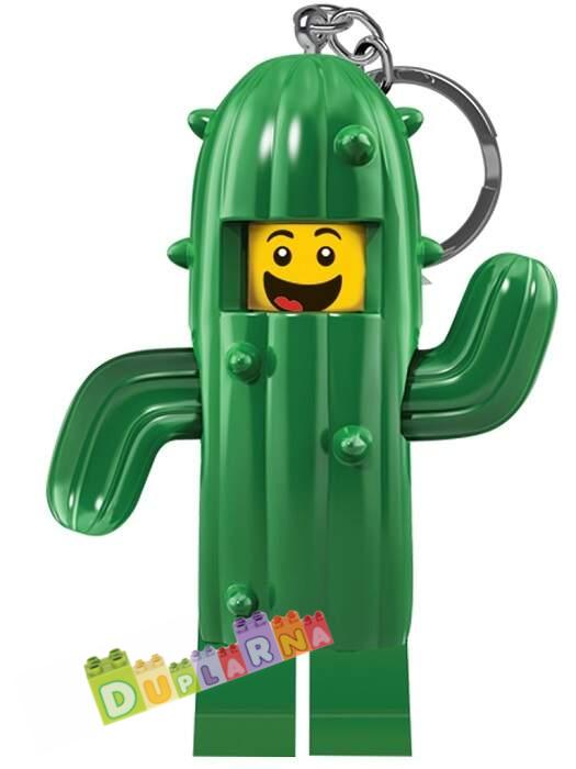Lego svíticí klíčenka - Světlo na klíče – Kaktus