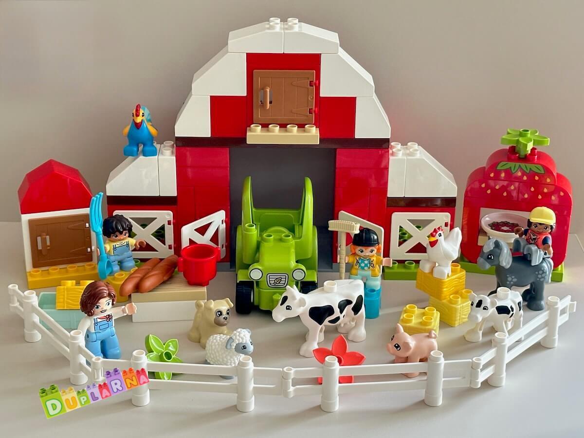 Lego Duplo 10952 - Stodola / Farma - traktor a zvířátka z farmy