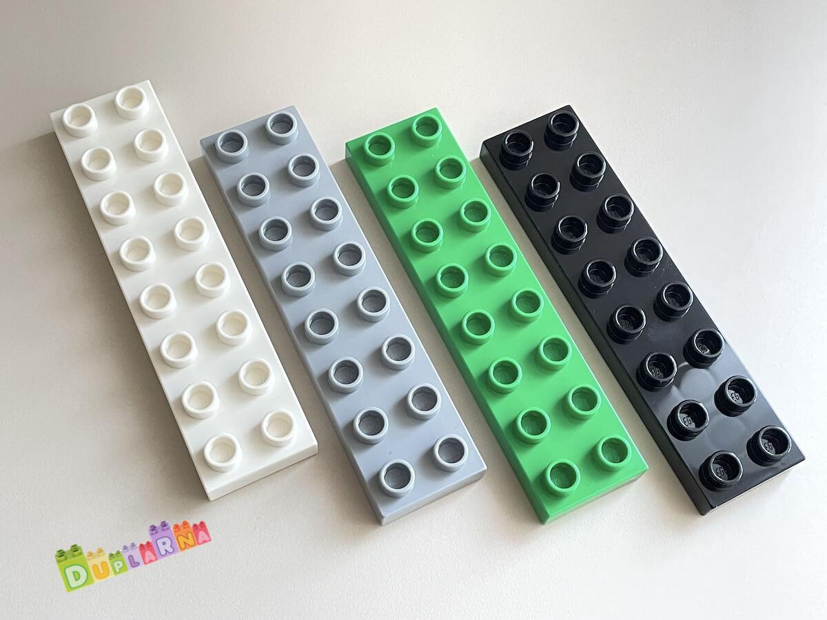 Lego Duplo - desky / kostky 2x8 - nové