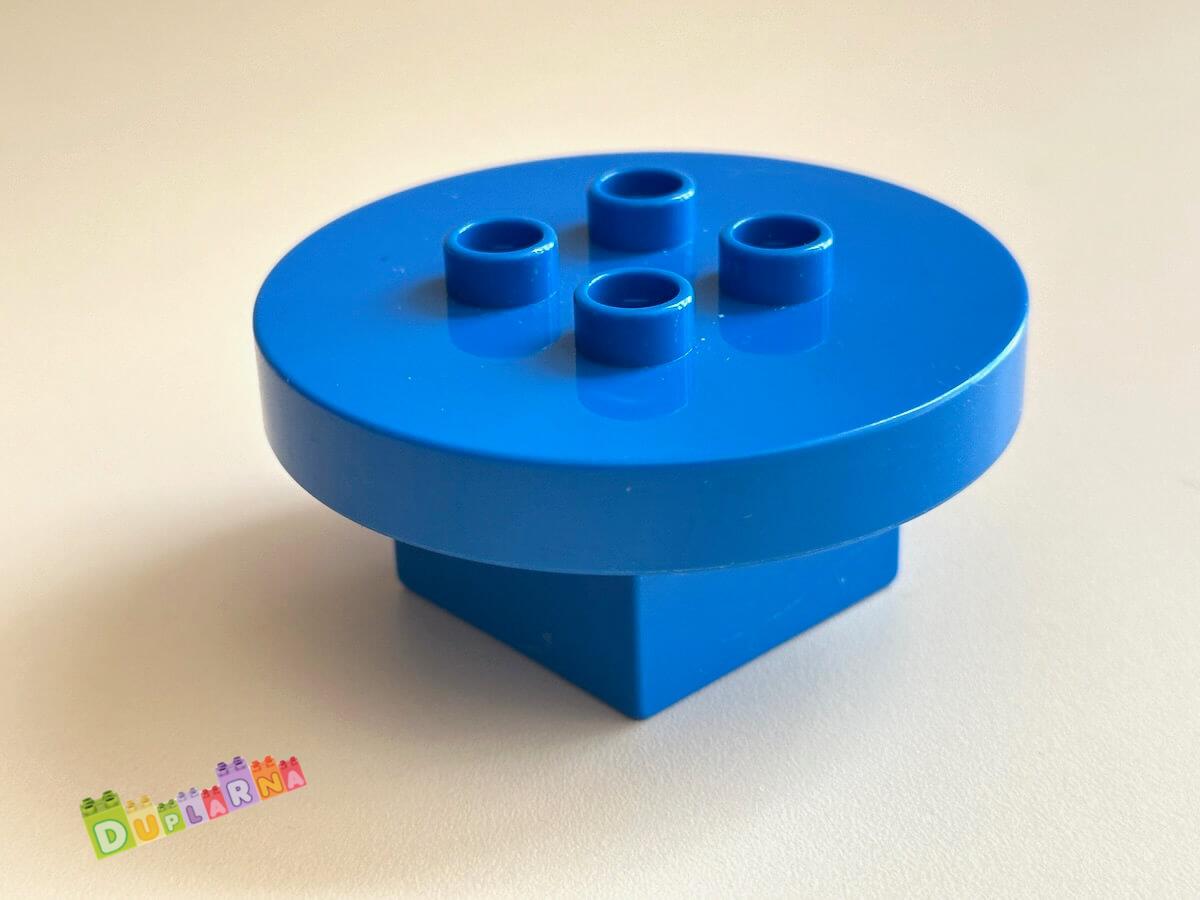 Lego Duplo stolek / stůl kulatý modrý