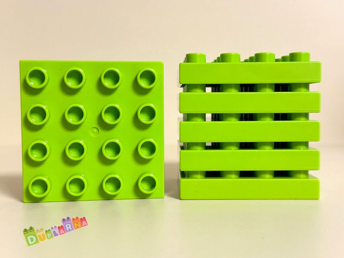 Lego Duplo - deska / podložka NOVÁ - kostky 4x4 limetková zelená