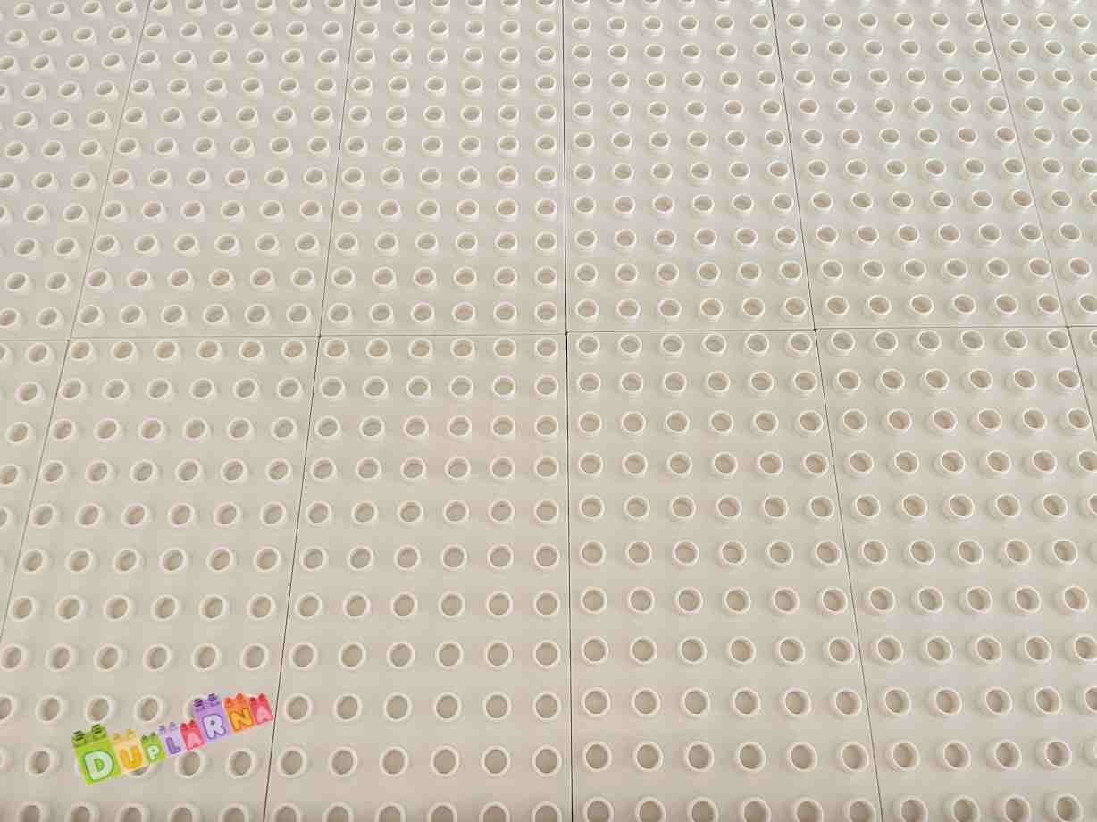 Lego Duplo deska / podložka 6x12 - Bílá / Nové desky