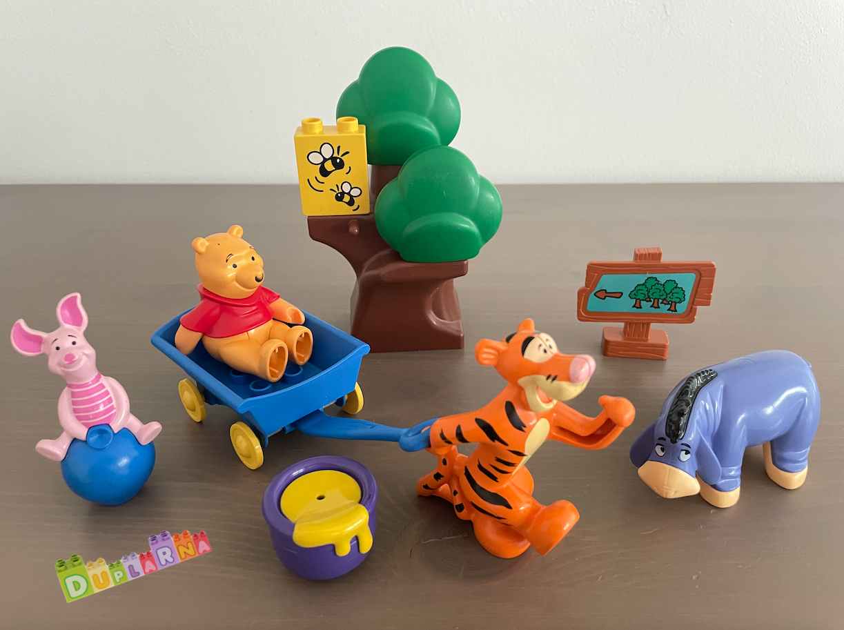 Lego Duplo - Medvídek Pú - Ijáček, Tygřík, Prasátko