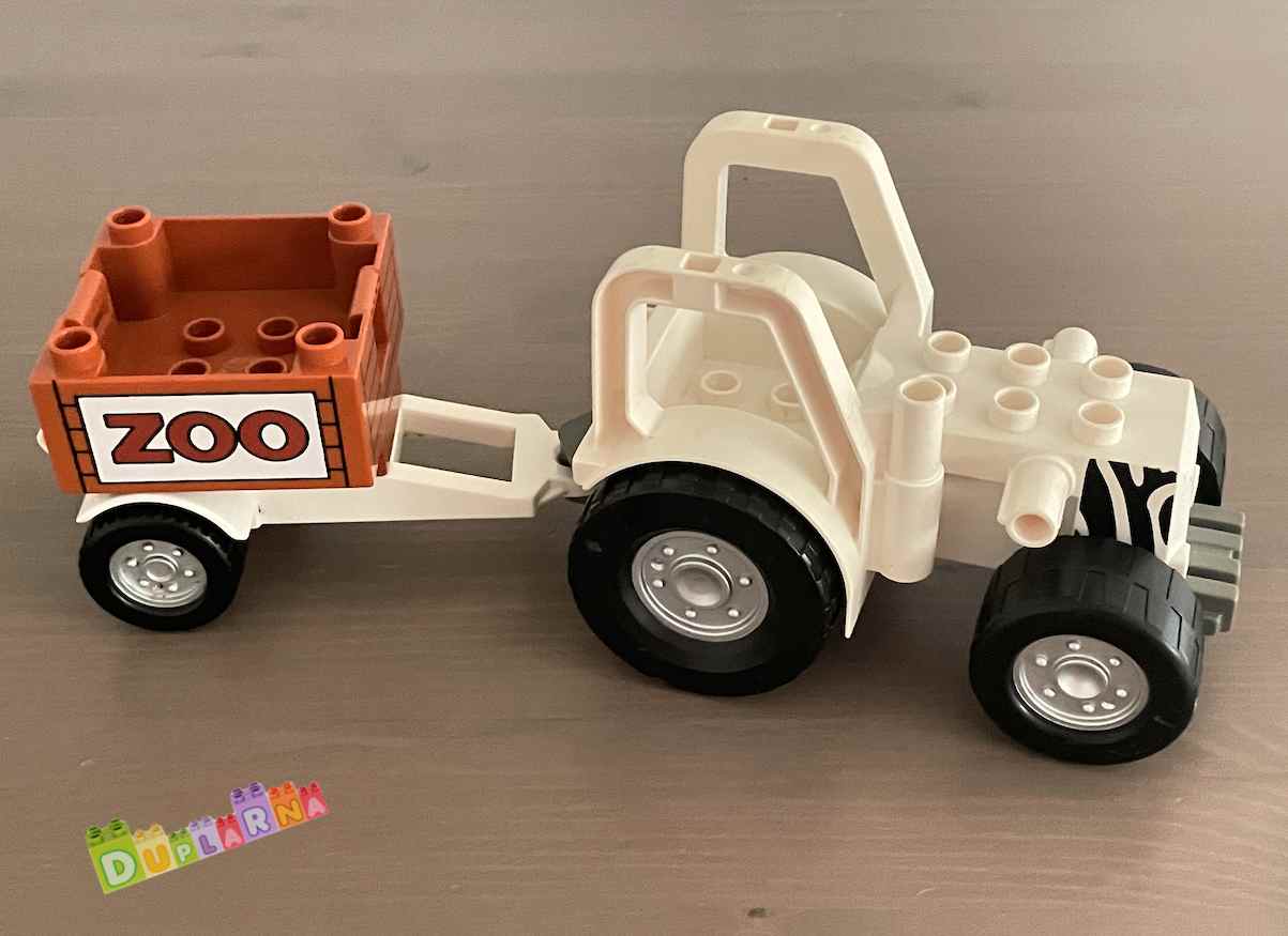 Lego Duplo - Traktor velký ZOO s vlečkou