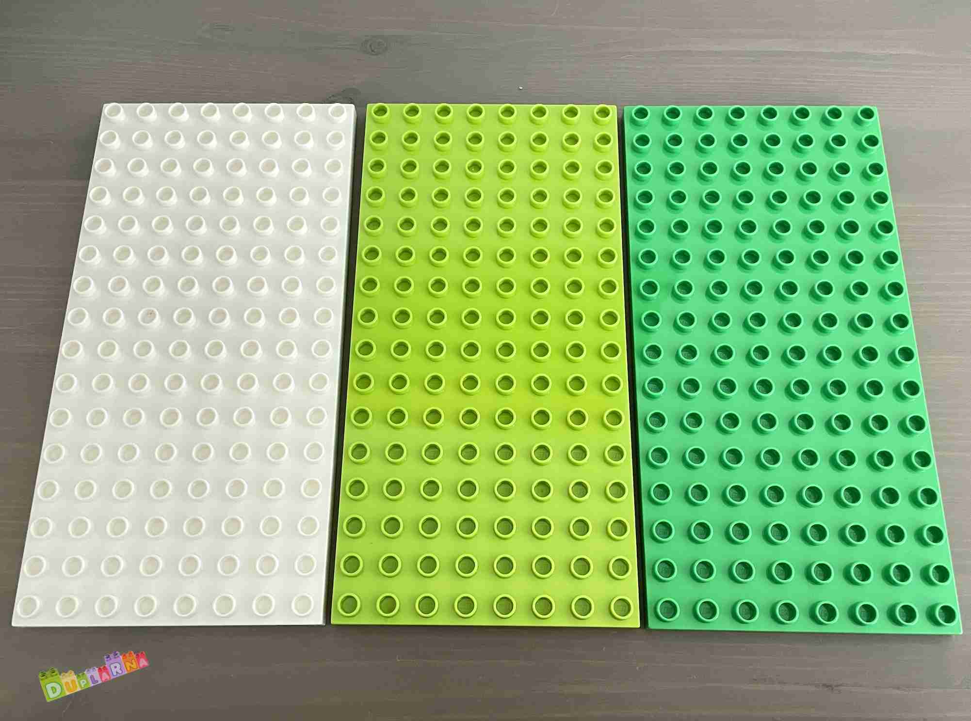 Lego Duplo - Podložky na stavění / Set podložek 8x16 - 3kusy