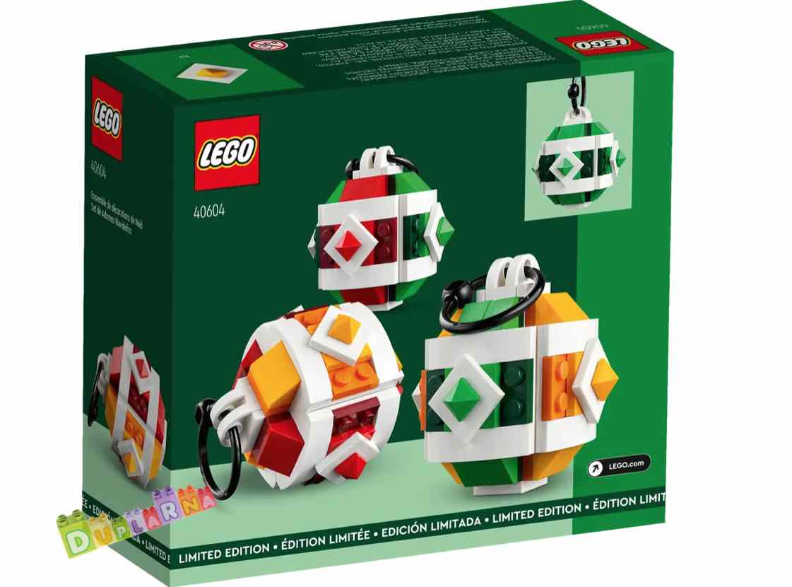 Lego VIP 40604 - Sada vánočních ozdob