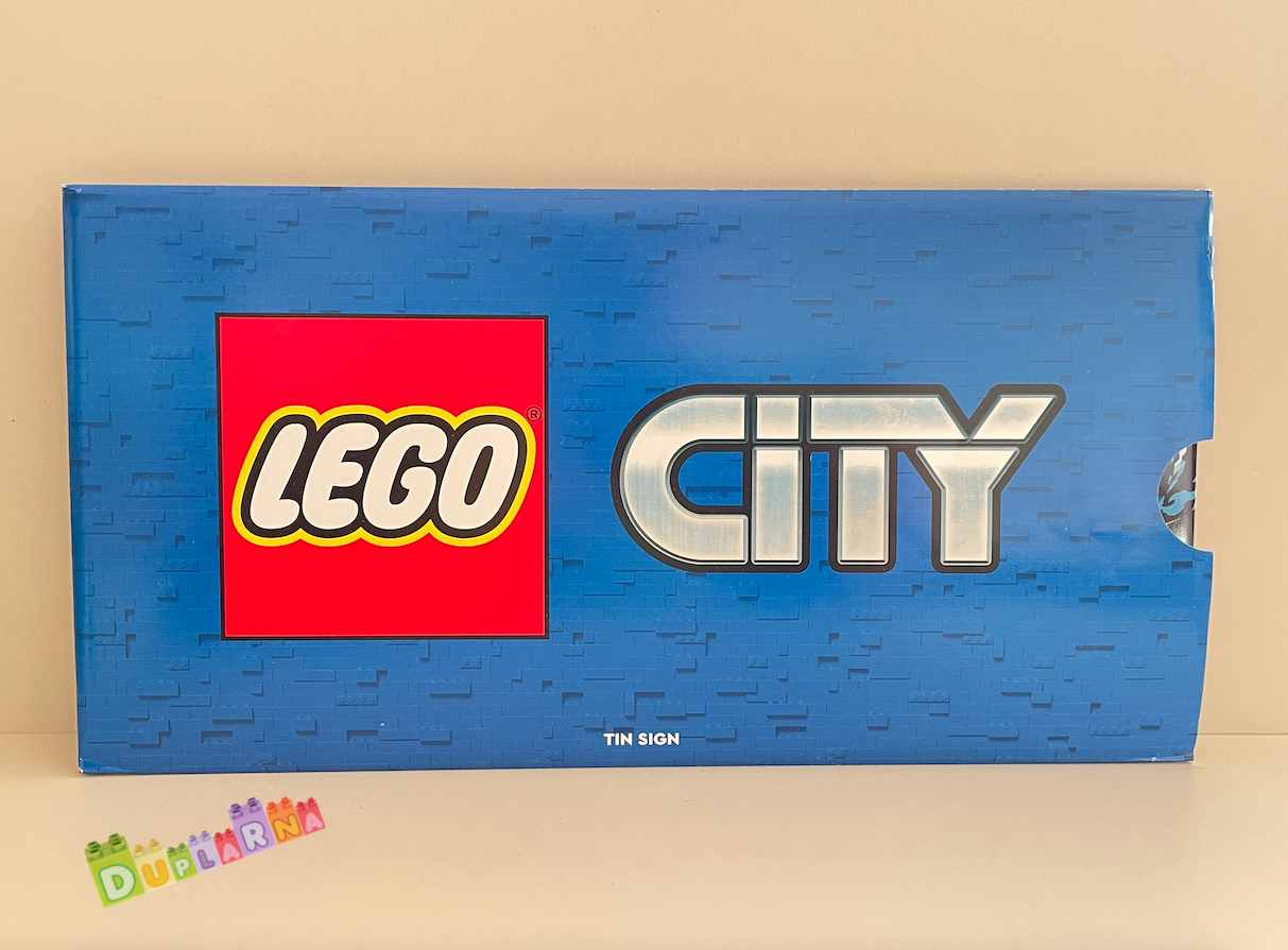 Lego VIP 5007156 - Plechová cedule / City