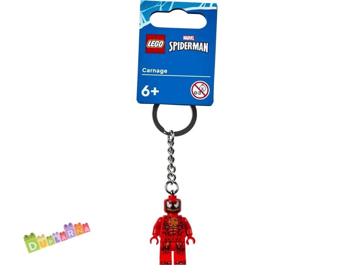 Lego Marvel 854154 klíčenka - Přívěsek na klíče – Carnage / Spiderman