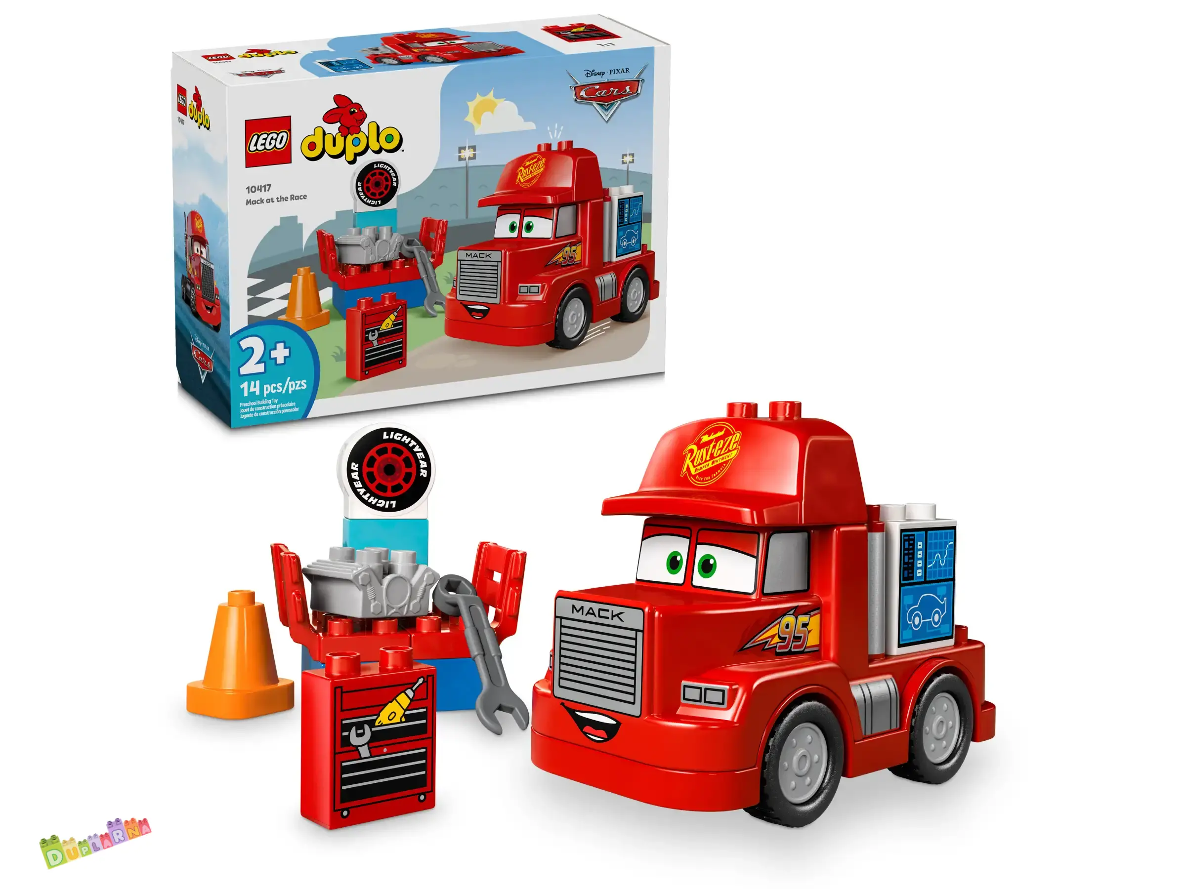 Lego Duplo Cars 10417 - Mack na závodech