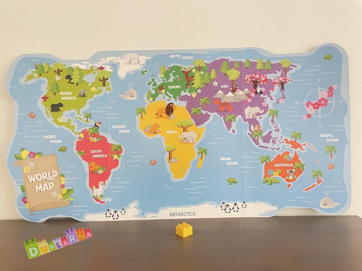 Lego Duplo Mapa světa - podložka