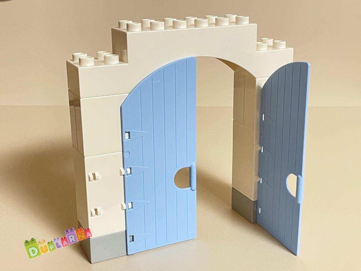 Lego Duplo Brána bílá s vraty
