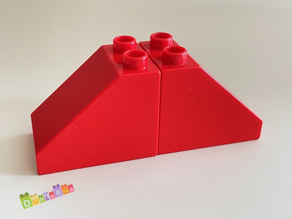 Lego Duplo - Zkosená / Střecha červená