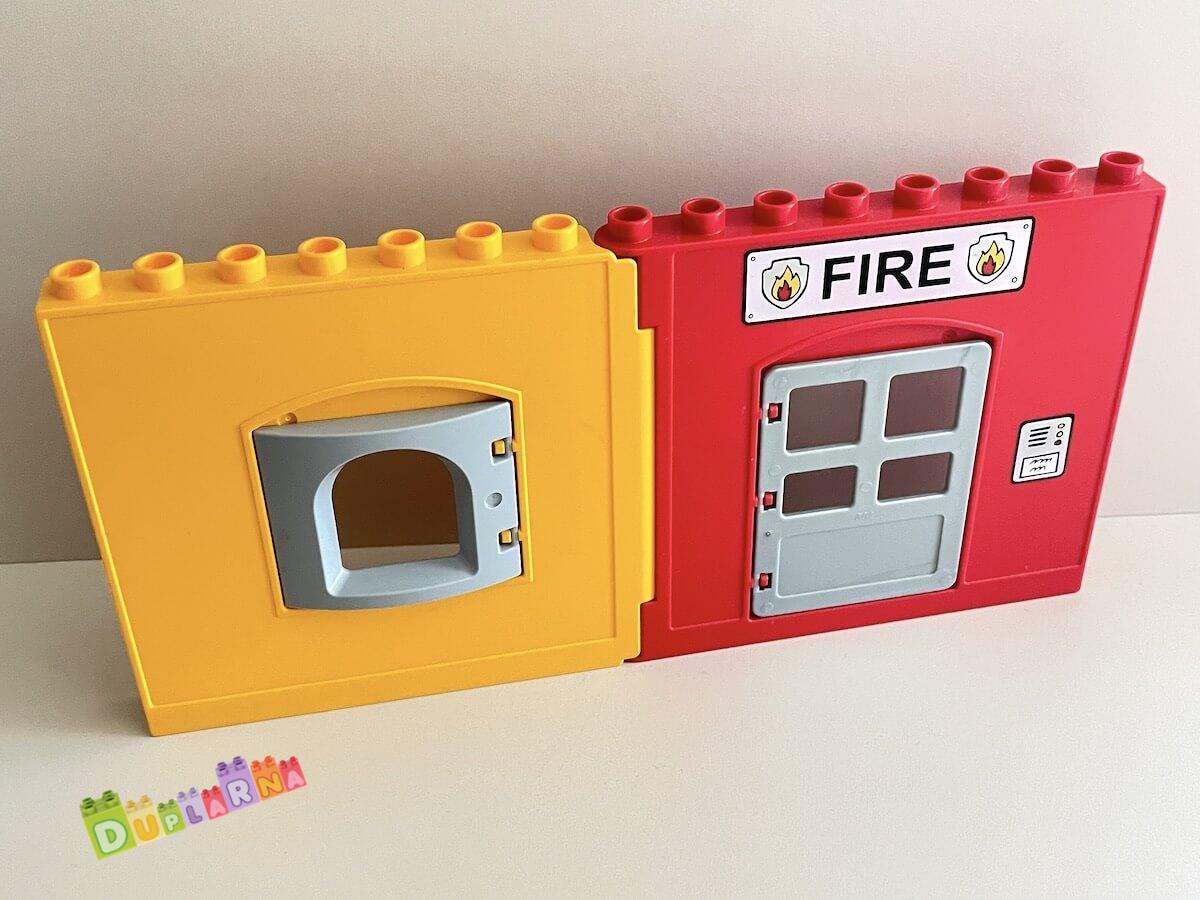 Lego Duplo - Stěna domu hasiči