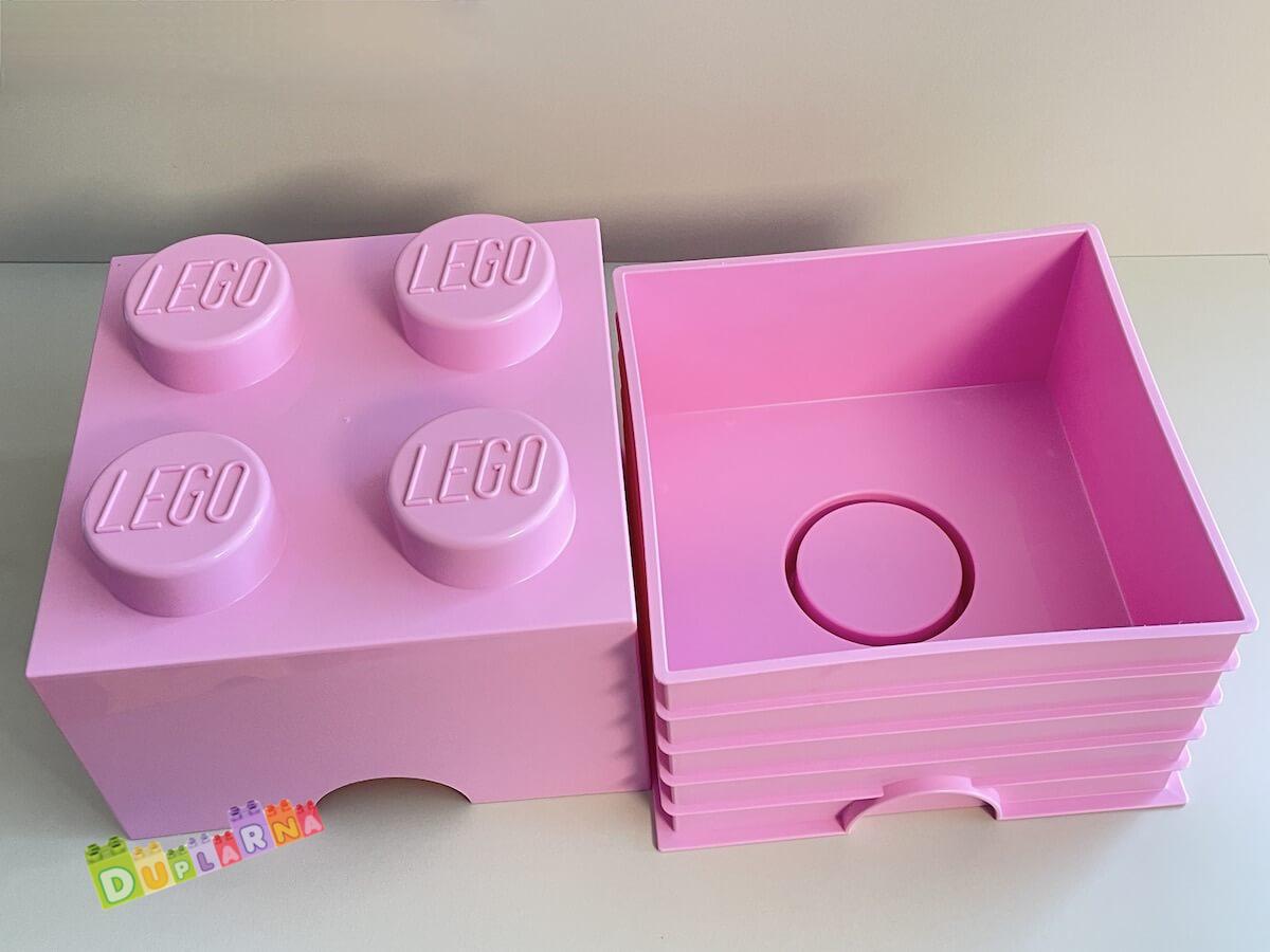 Lego BOX světle růžový