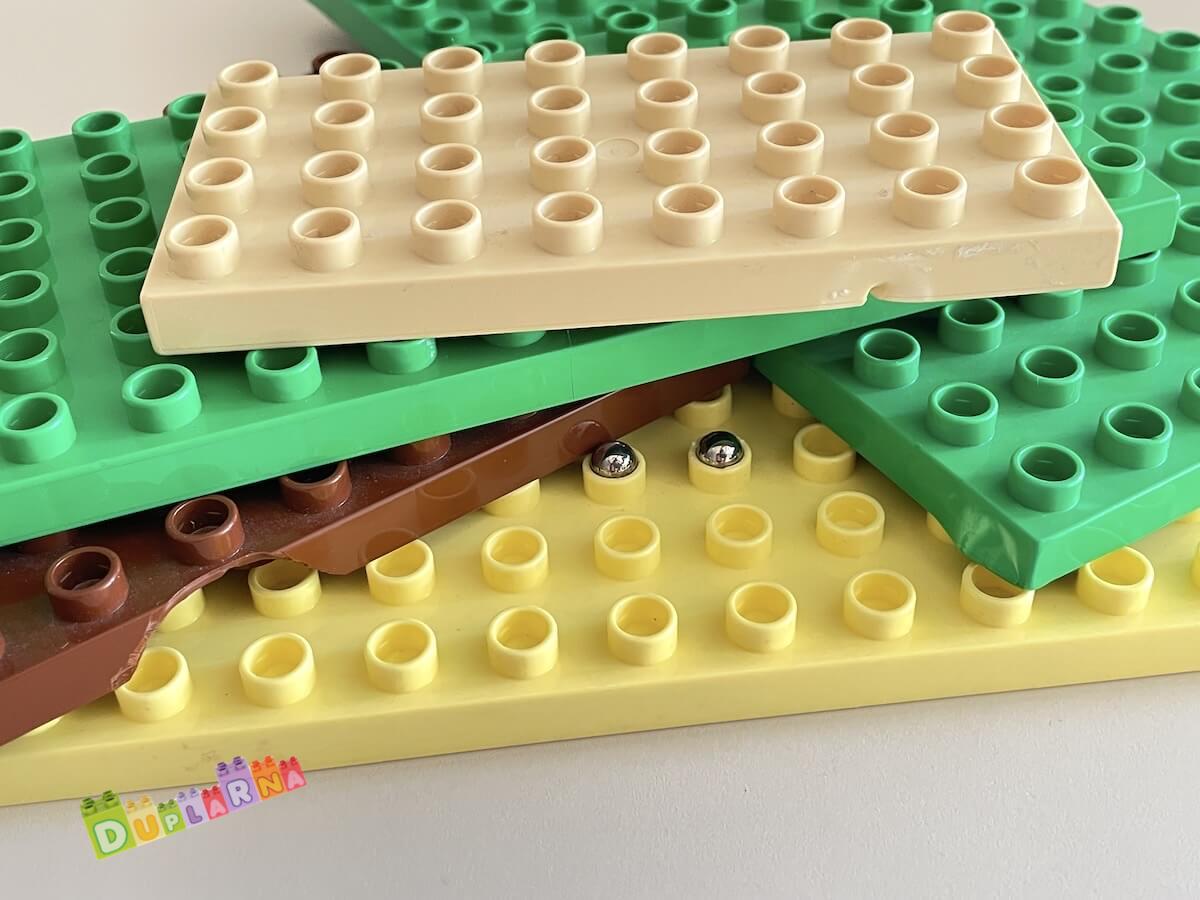 Lego Duplo Deska / podložka - 5 ks poškozené