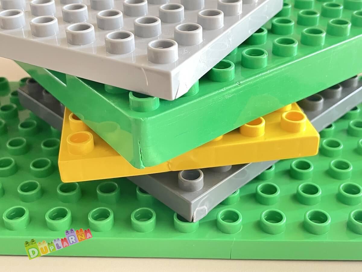 Lego Duplo Deska / podložka - 5 ks poškozené