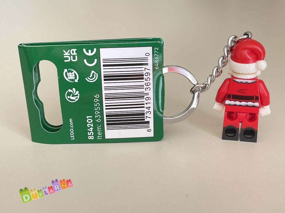 Lego 854201 klíčenka - Přívěsek na klíče - Santa