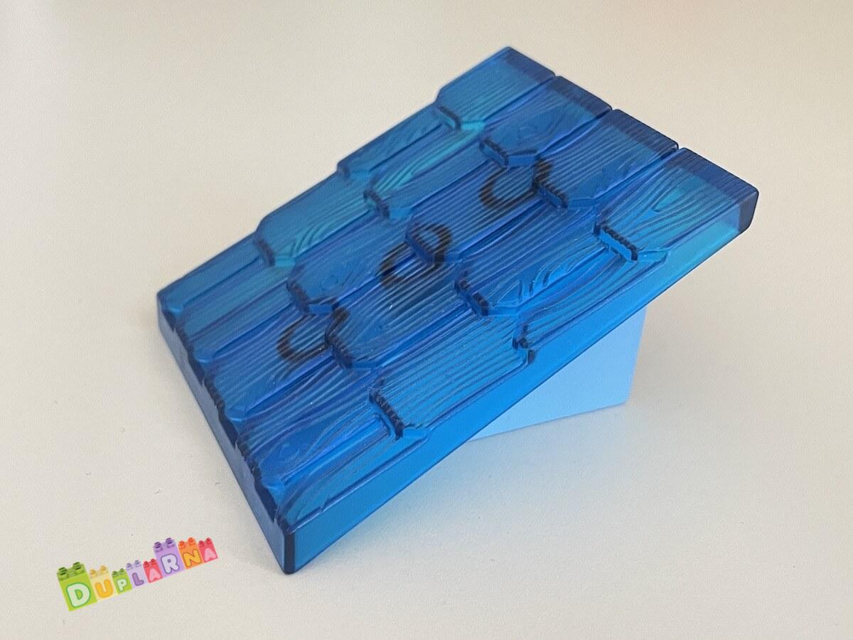 Lego Duplo - Střecha modrá - průhledná