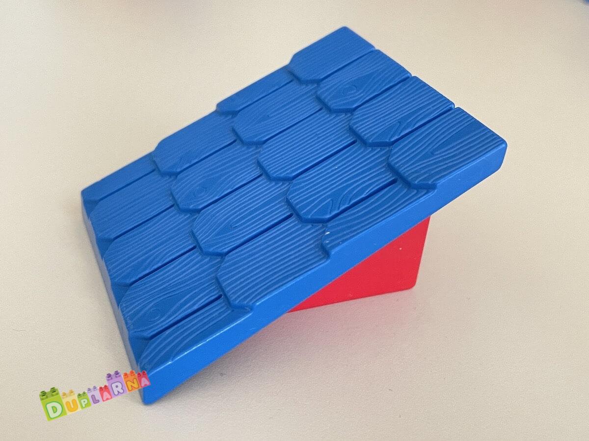 Lego Duplo - Střecha modrá - červená