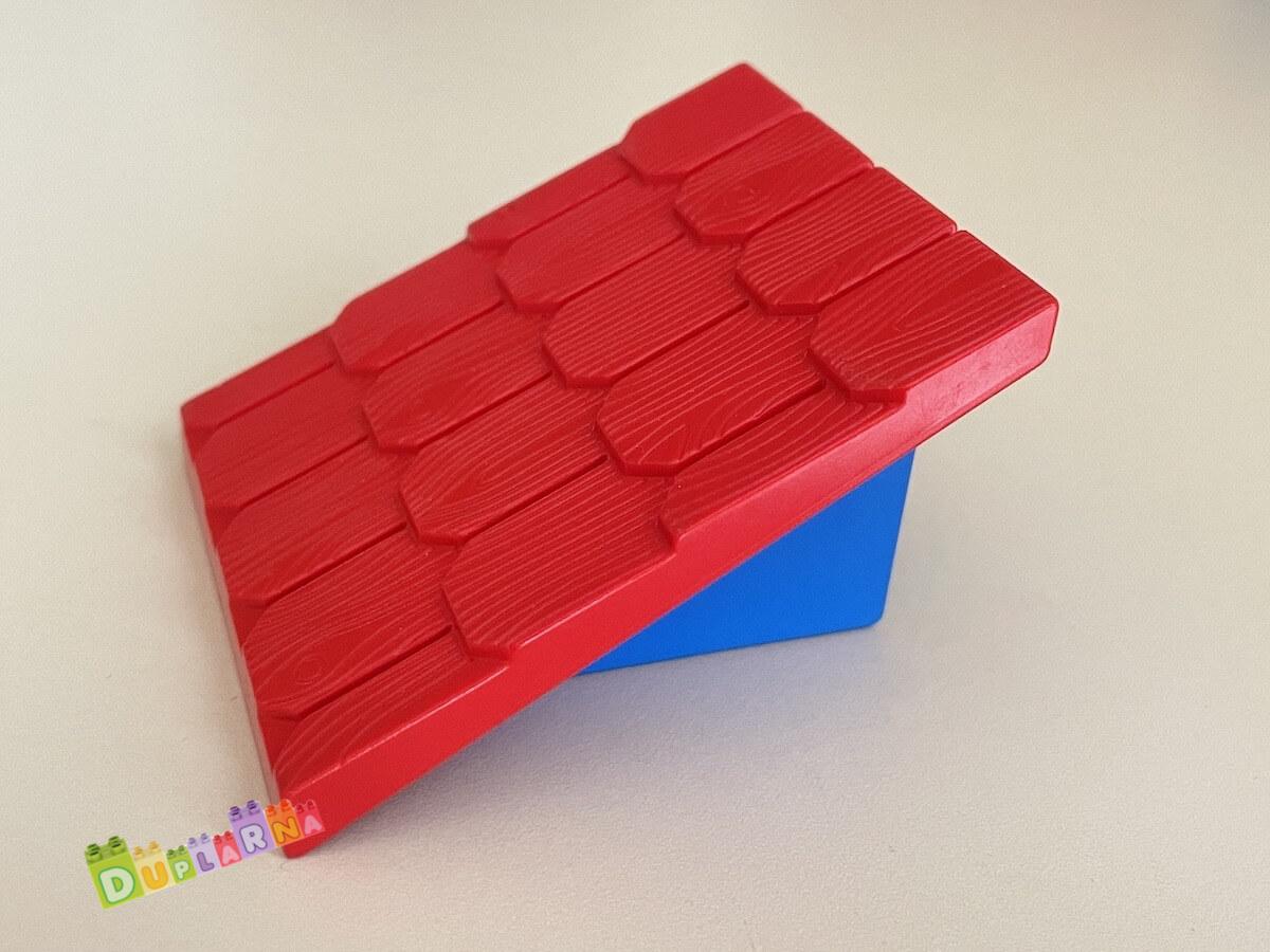 Lego Duplo - Střecha červená - modrá