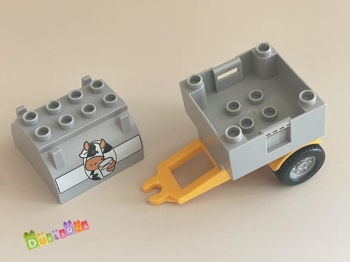 Lego Duplo - vlečka za traktor - valník, vozík