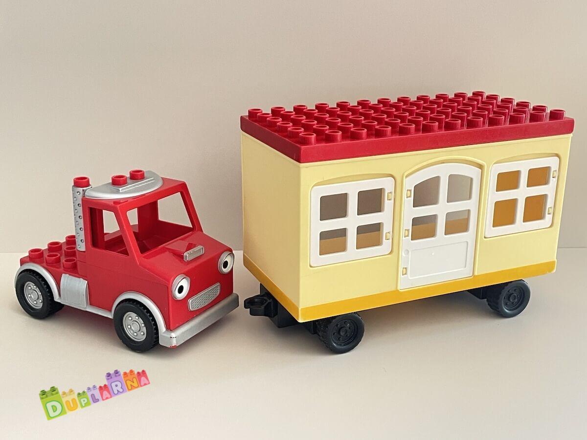 Lego duplo - Bořek Stavitel - Packer a pojízdný karavan
