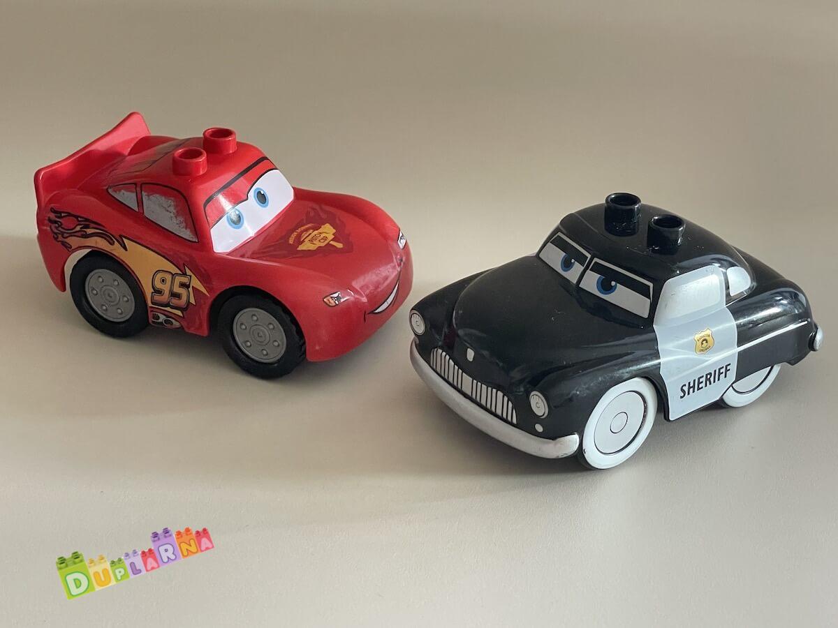 Lego Duplo - Cars - Šerif (Sheriff) + Blesk McQueen (Piston Cup)