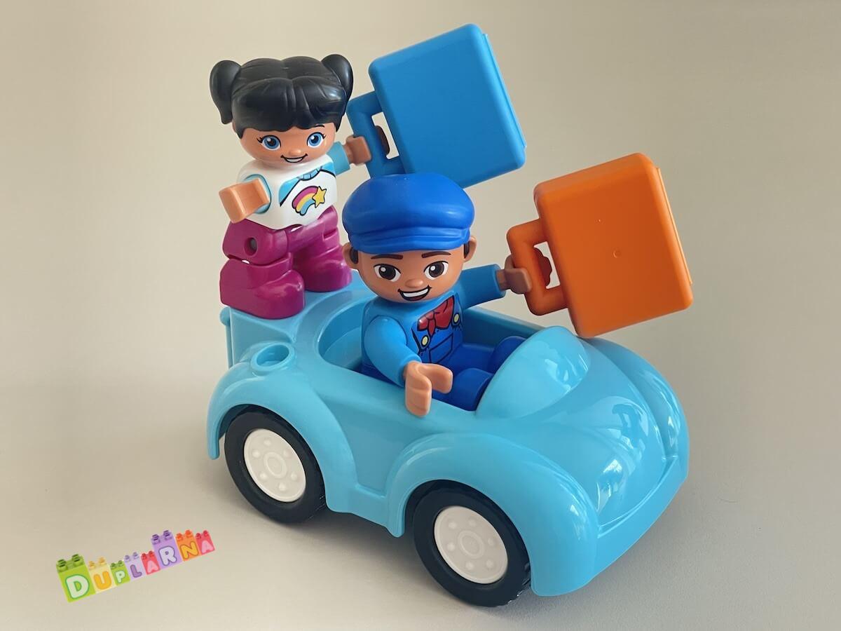 Lego Duplo - Autíčko + tatínek s holčičkou