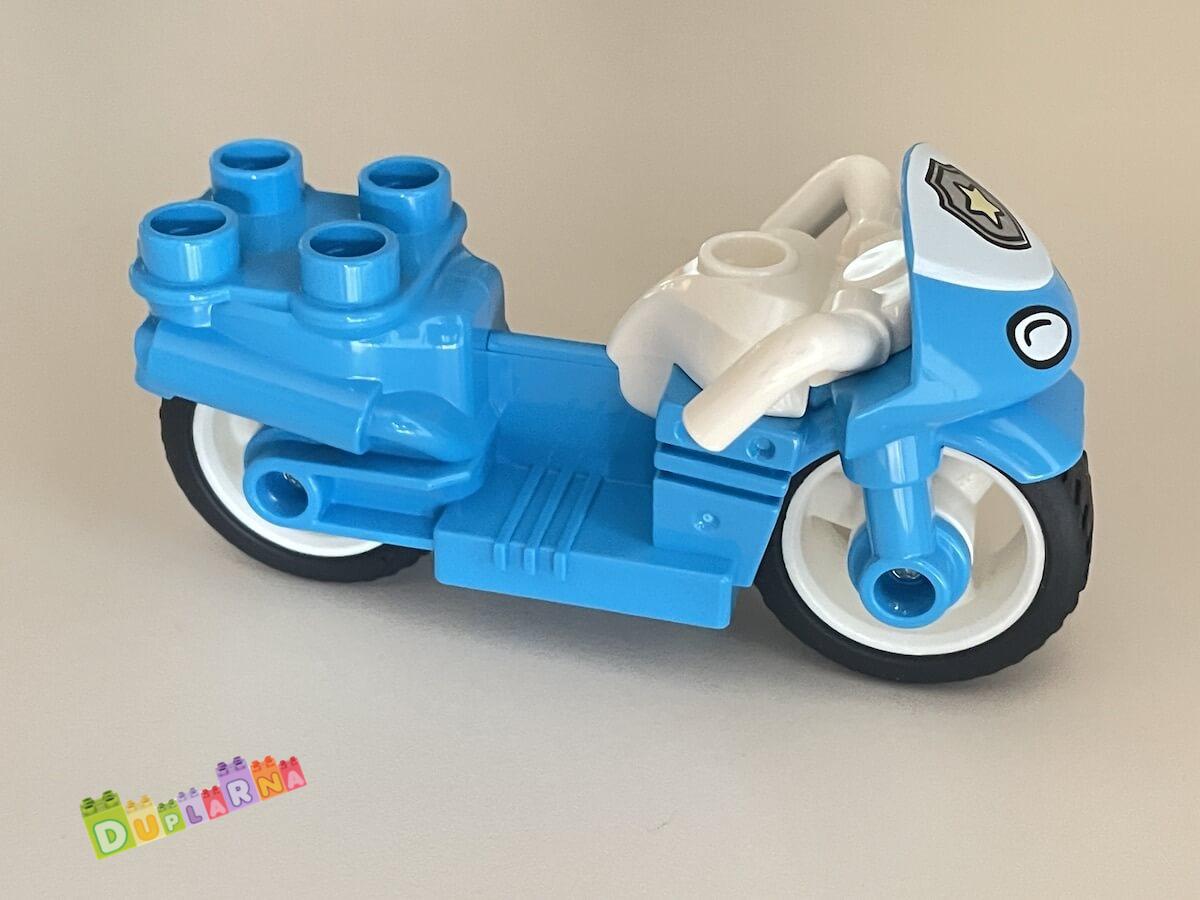 Lego Duplo - Motorka modrá Policie