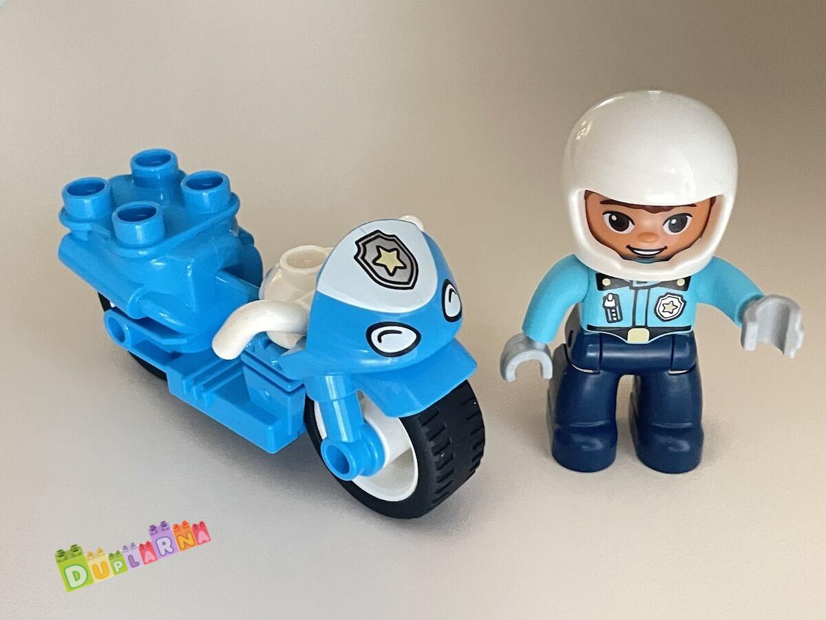 Lego Duplo - Policejní motorka modrá