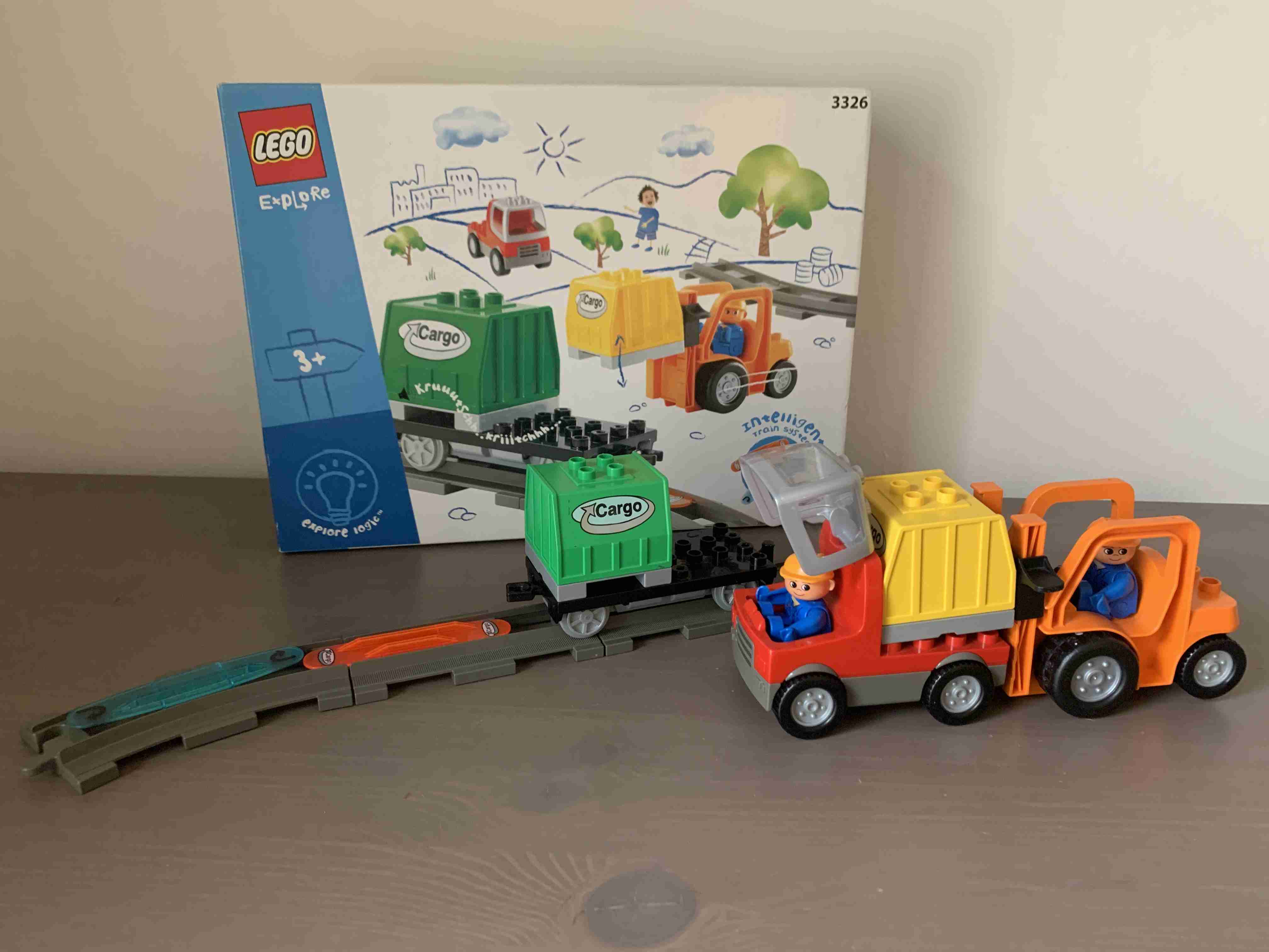Lego Duplo - 3326 Intelli cargo set - nákladní vagon k vlaku Intelli