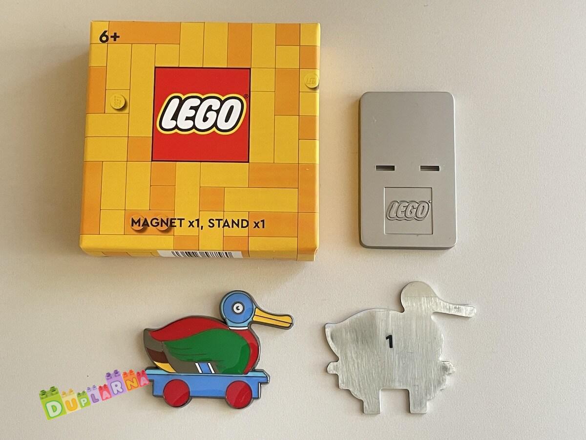 Lego VIP 5008907 - Dřevěný kačer - magnet