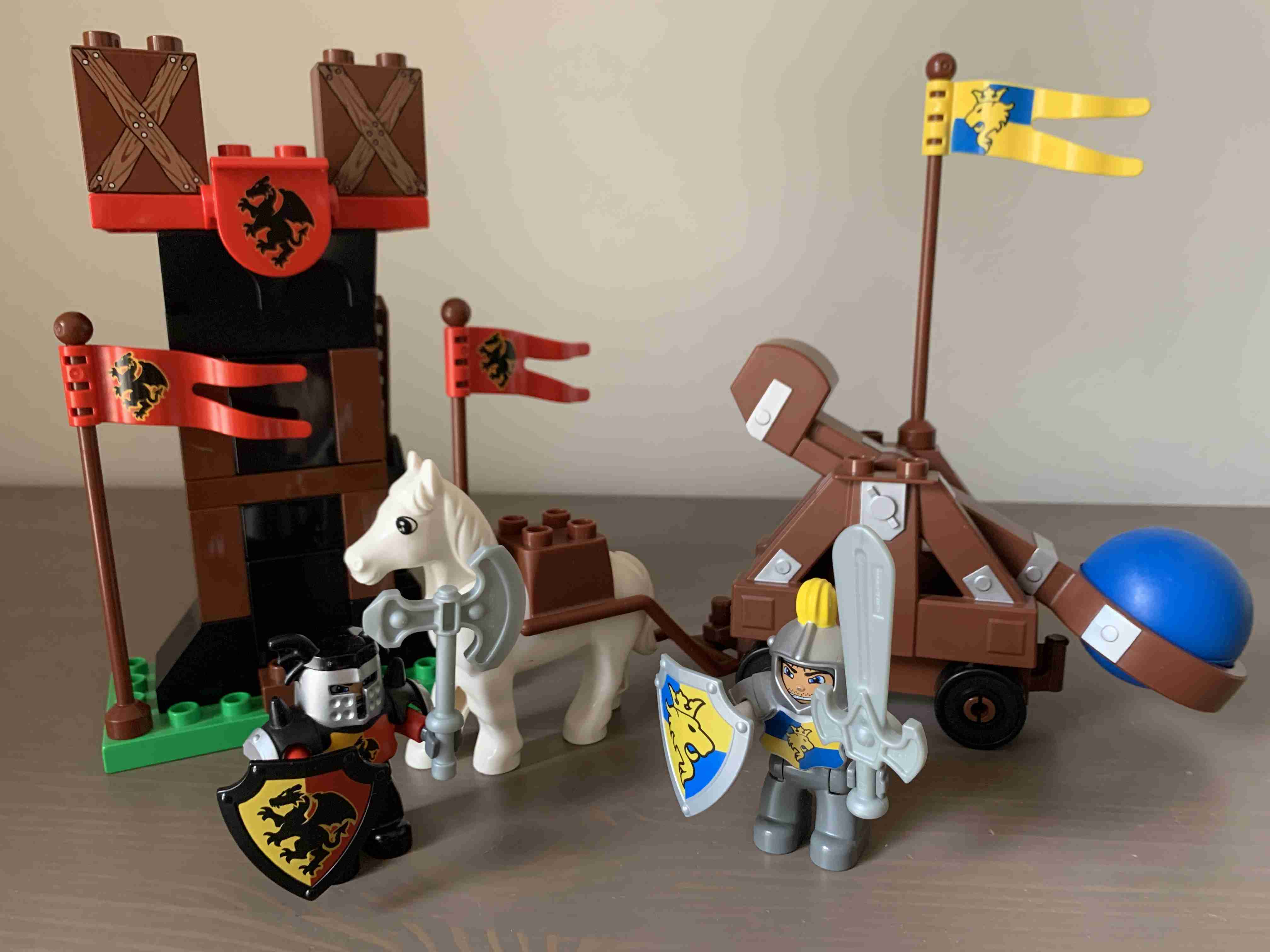 Lego Duplo 4863 - Strážní věž a katapult - Hrad - Rytíři