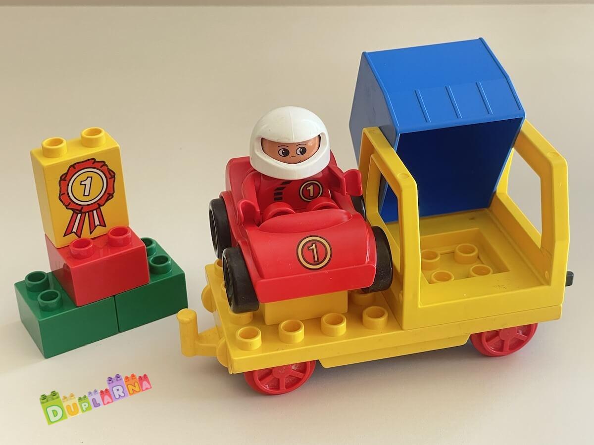 Lego Duplo 2937 - Závodní auto s vagonem