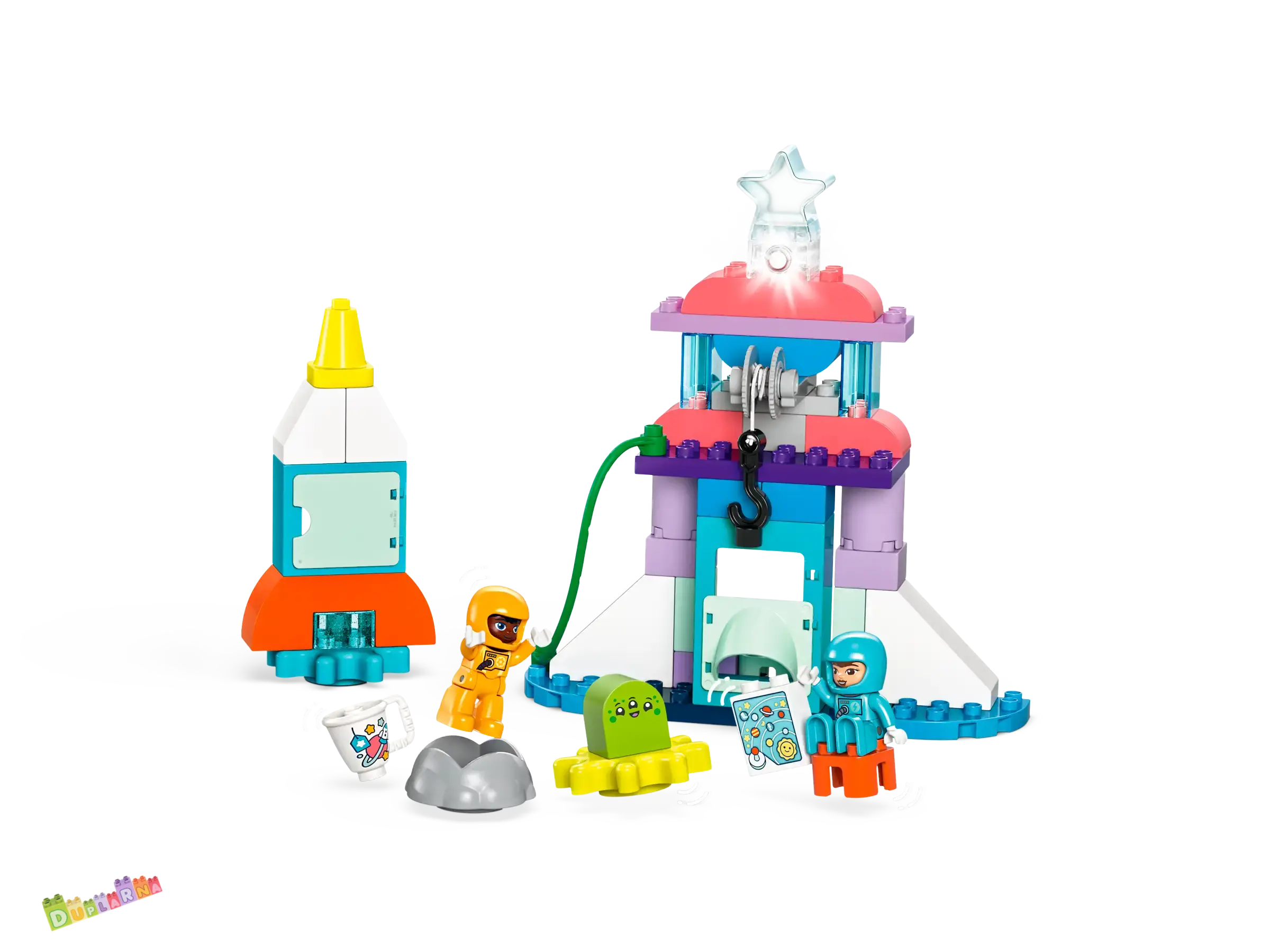 Lego Duplo 10422 - Vesmírné dobrodružství s raketoplánem 3v1