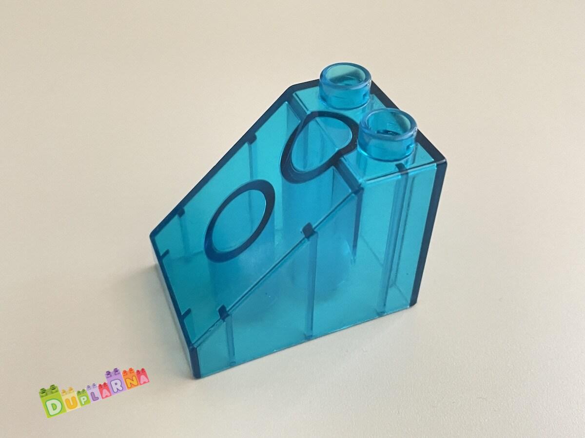 Lego Duplo - Zkosená / Střecha průhledná
