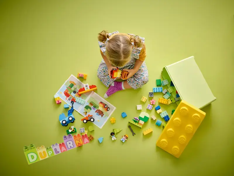 Lego Duplo 10439 Auta a náklaďáky – box s kostkami