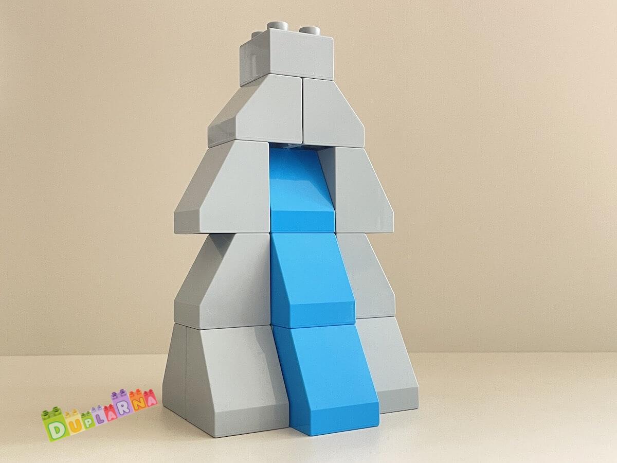 Lego Duplo Skála šedá s vodopádem