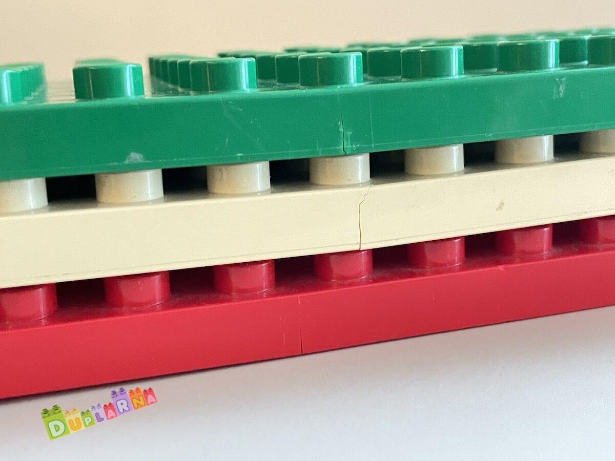Lego Duplo Deska / podložka - 3 ks poškozené