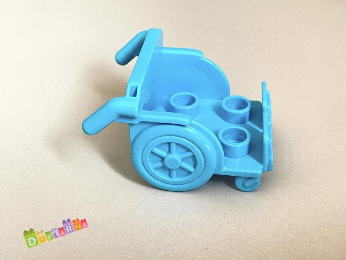 Lego Duplo - Invalidní vozík modrý