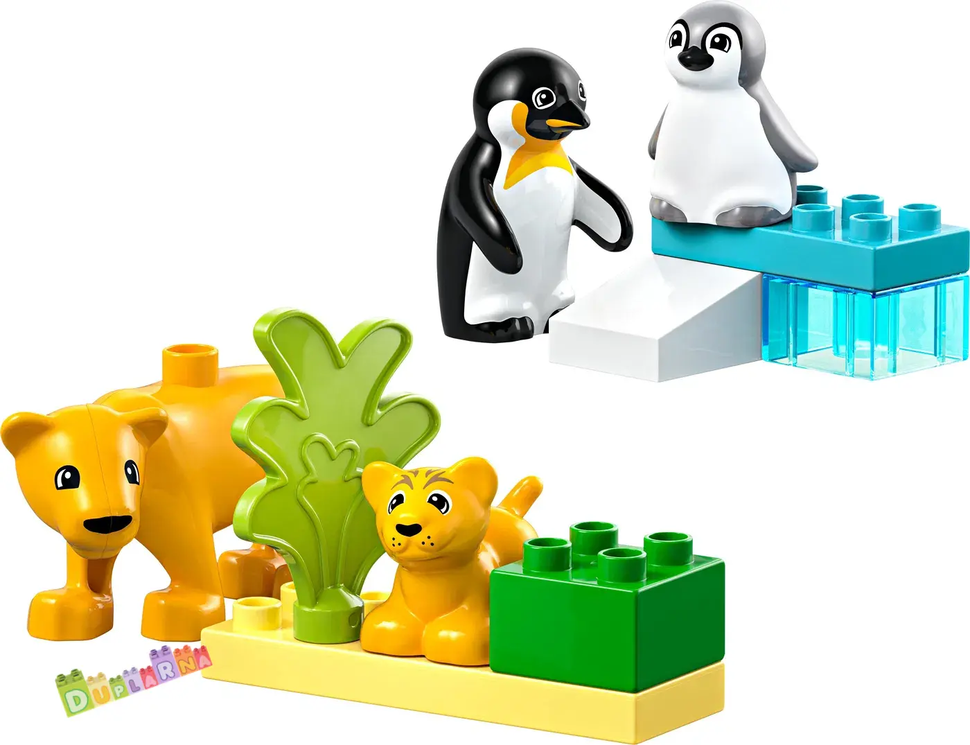 Lego Duplo 10442 - Zoo - Rodinky divokých zvířat: Tučňáci a lvi