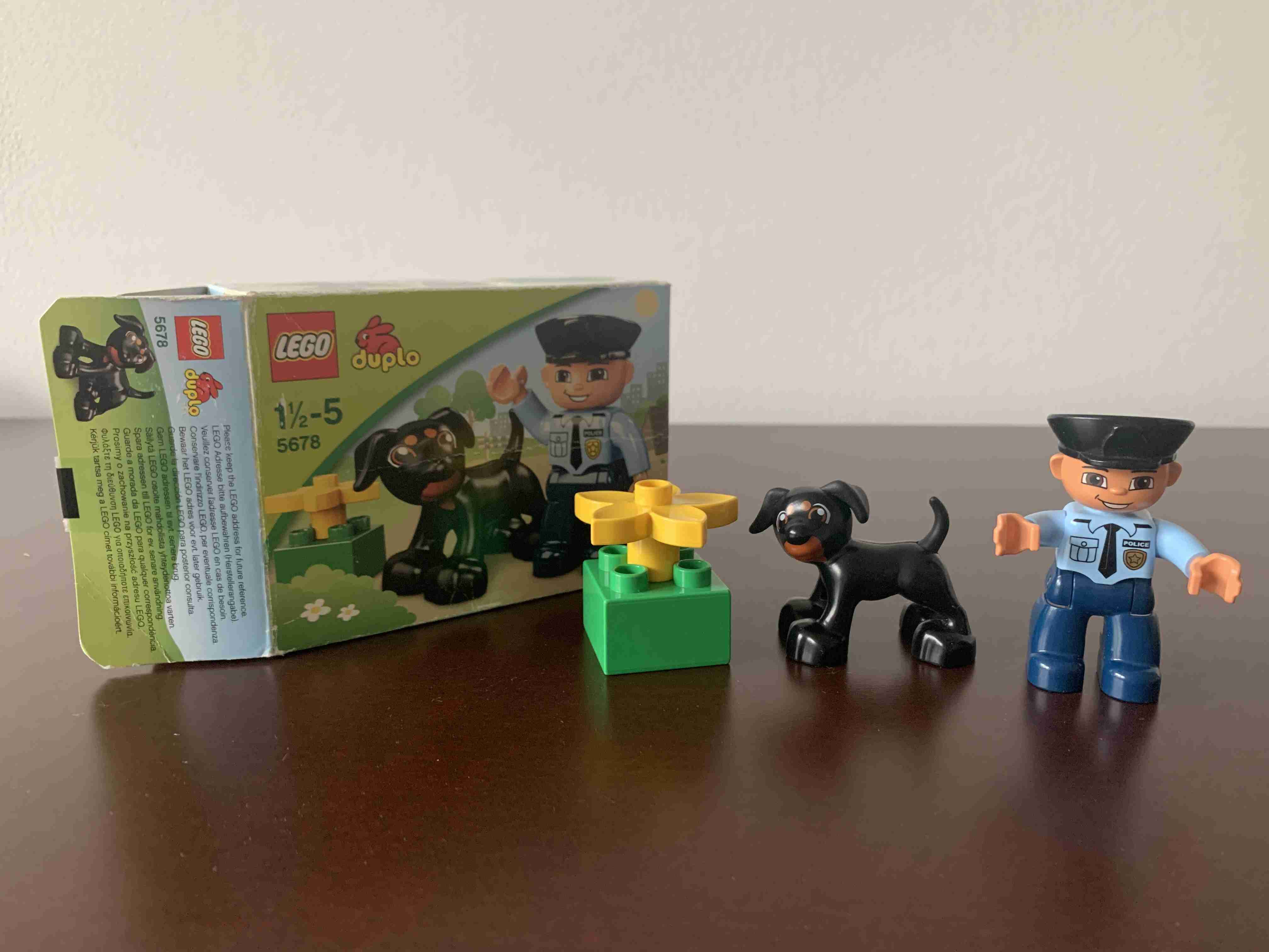 Lego Duplo 5678 - Policista / Policie a pes