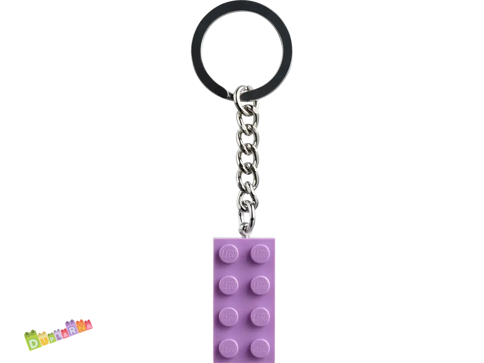 Lego 854304 klíčenka - Přívěsek na klíče – Levandulová kostka 2x4