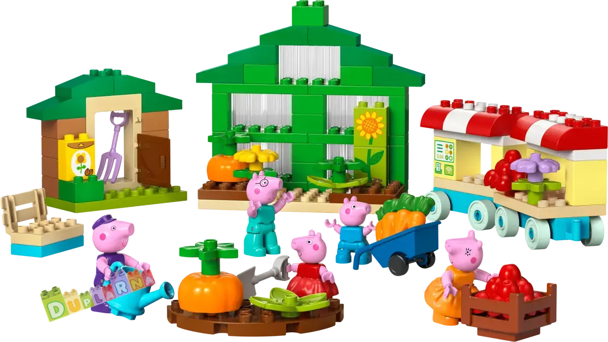 Lego Duplo 10461 - Prasátko Peppa / Dědečkova zahrada a skleník