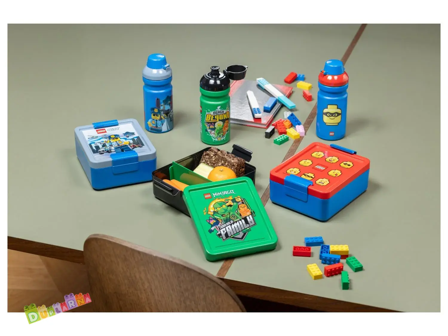 Lego BOX svačinový + láhev