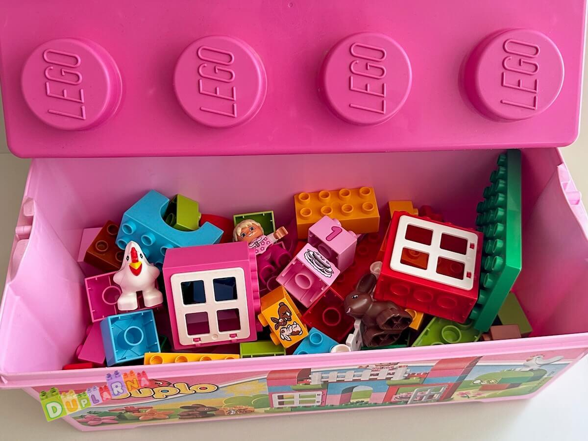 Lego Duplo 10571 - BOX - růžový set kostek