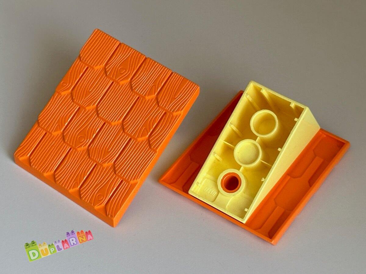 Lego Duplo - Střecha oranžovo - žlutá